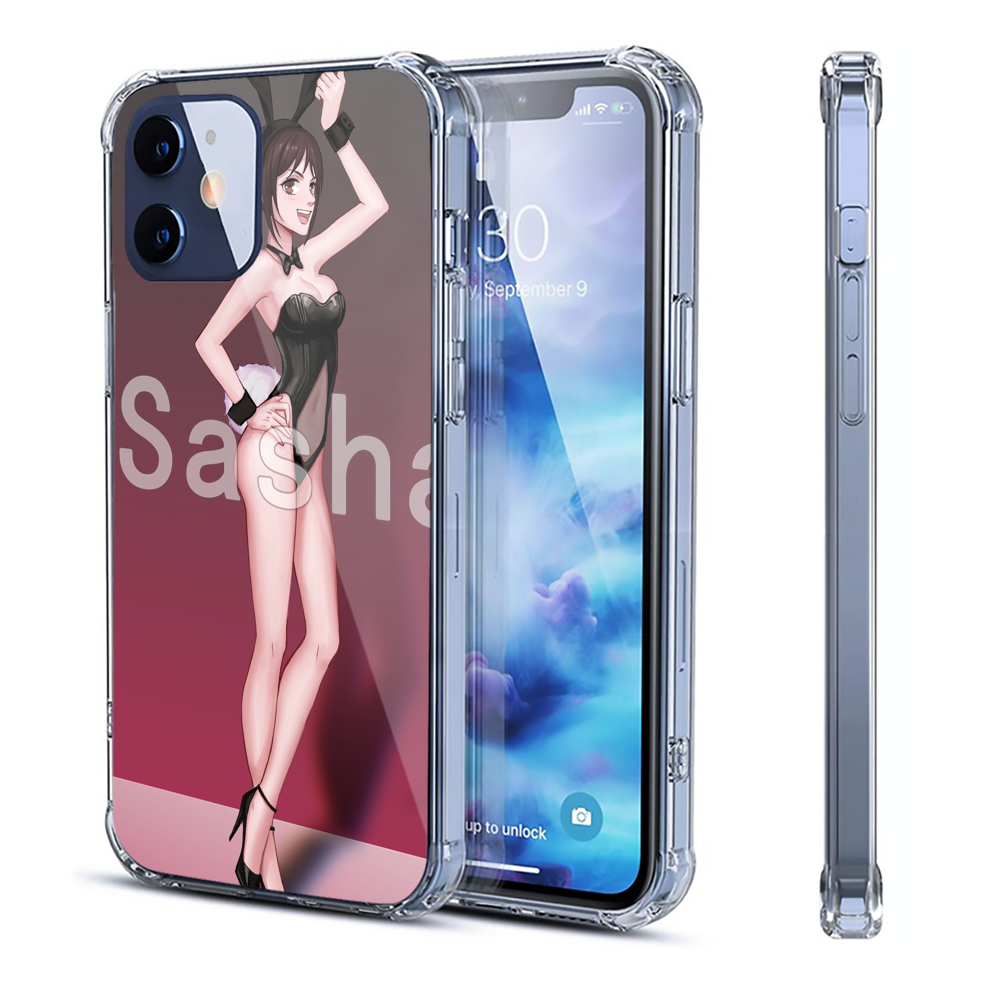 （画像用） 進撃の巨人 Attack on Titan 【iPhone 12シリーズ対応】透明スマホケース（クリアソフトケース）